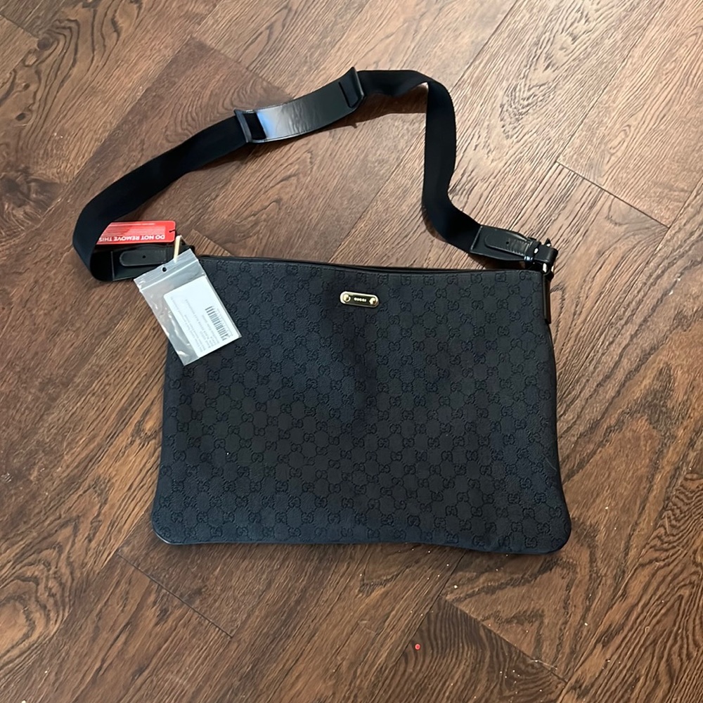 Large messenger bag black brand new